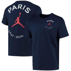Paris Saint-Germain x Jordan Tee - Midnight Navy